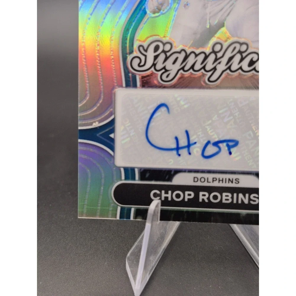 2024 Prizm Chop Robinson #SS-CRN Significant Signatures Silver (AU, RC) Dolphins